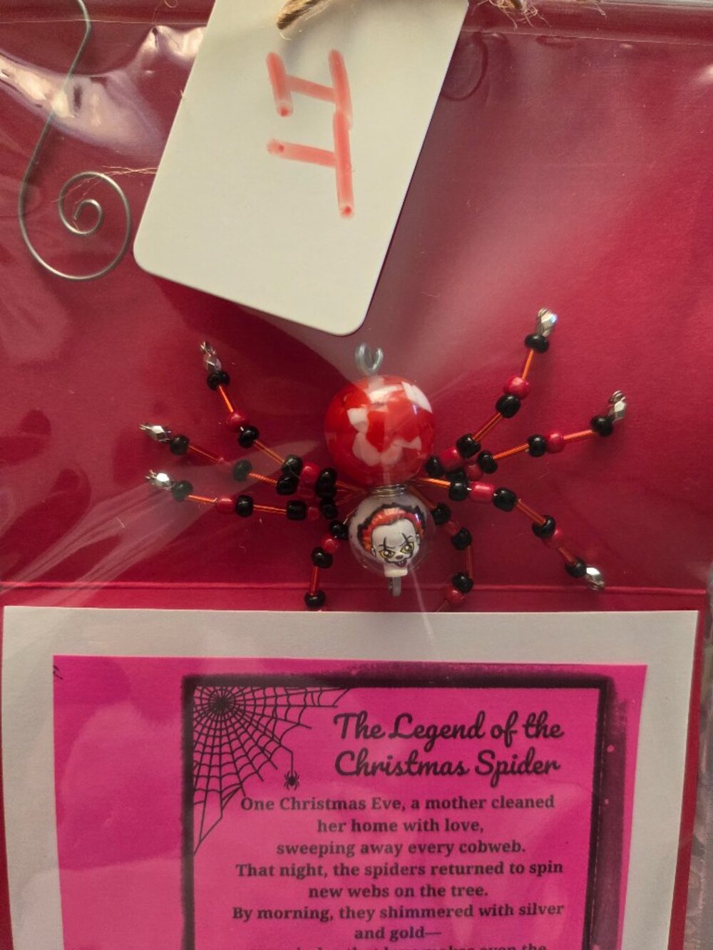 Pennywise beaded spider